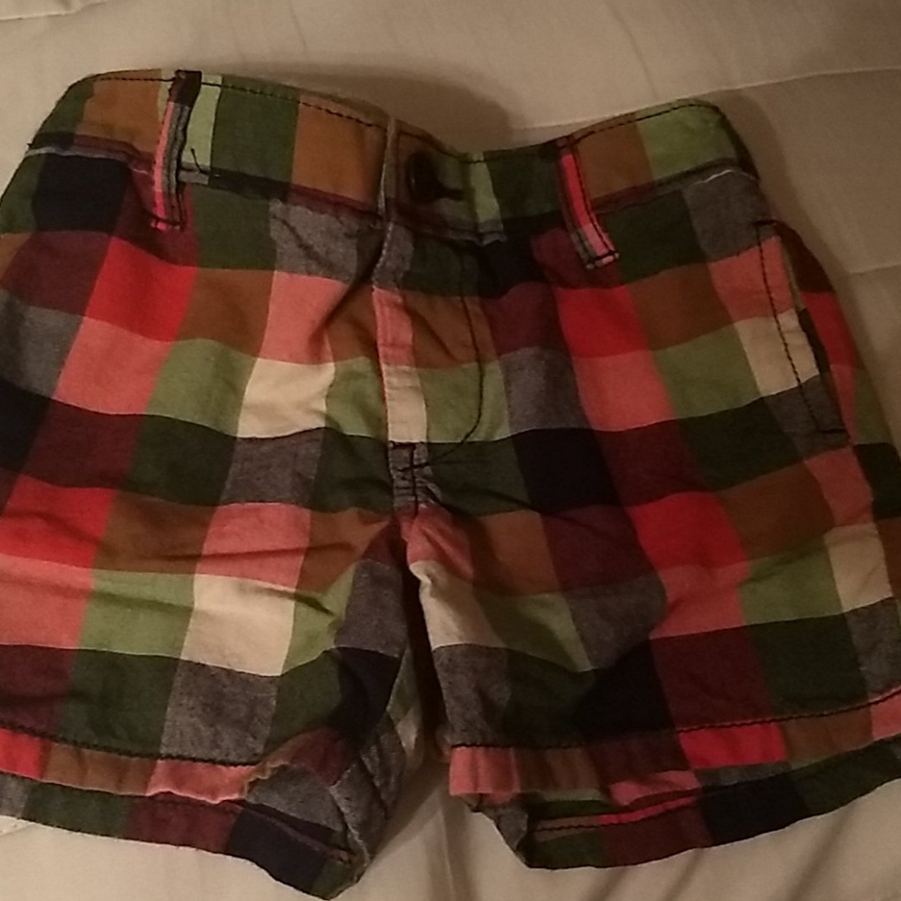 Baby boy GAP plaid shorts